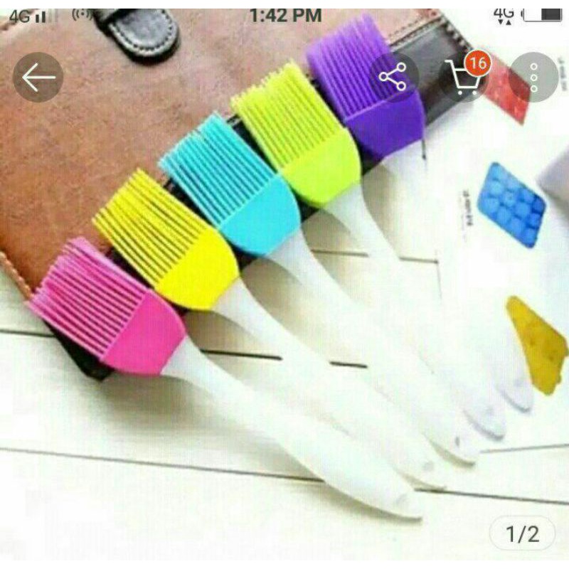 Kuas roti silikon KUAS KUE SILICON /kuas roti silikon/kuas
