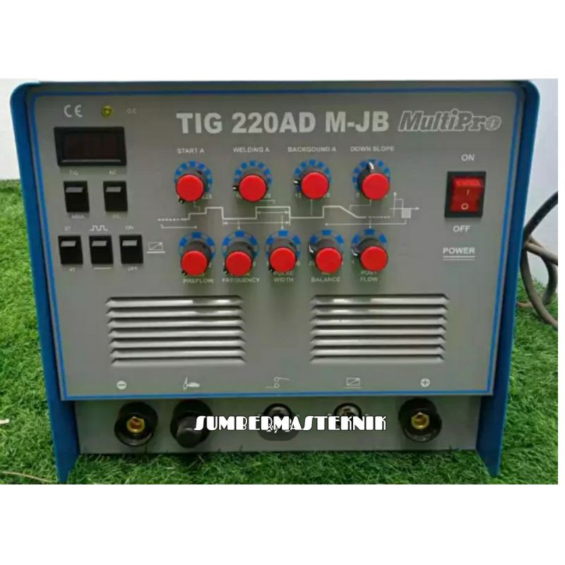 MESIN LAS ARGON MULTIPRO TIG 200 MULTIPRO TIG 220 AD MJB AC-DC MULTIPRO TIG 220 1 PHASE