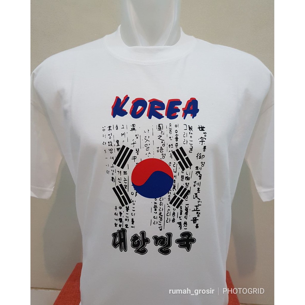 Kaos Souvenir Negara Korea