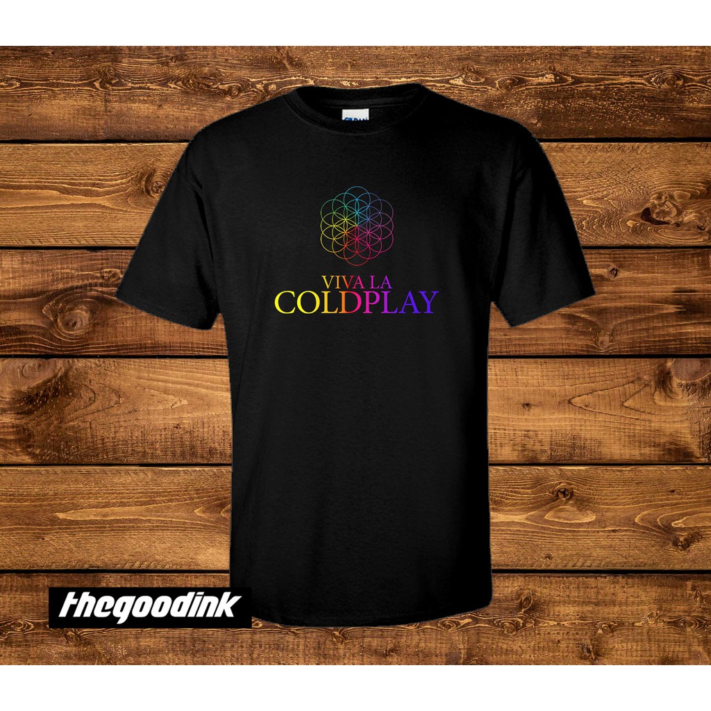 Kaos Coldplay - Viva La Coldplay - Original Gildan T-shirt DTG Print