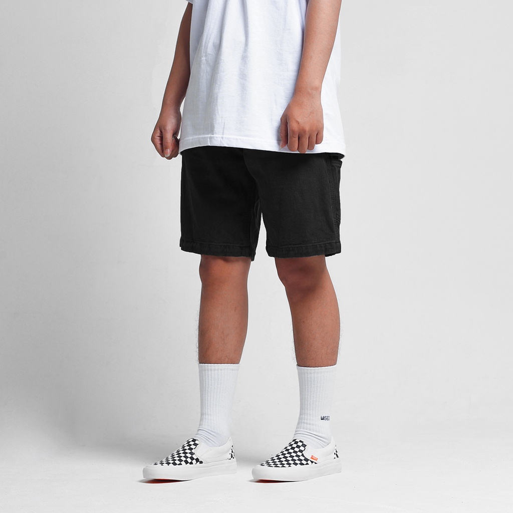 WISED | KRIEF BLACK | CARPENTER SHORT PANTS