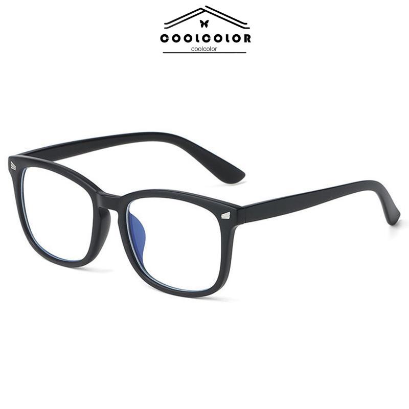 COD kacamata anti radiasi Optik Pelindung Mata Komputer Anti blue Light Bingkai Persegi Gaya Retro Untuk Pria Dan Wanita- cl