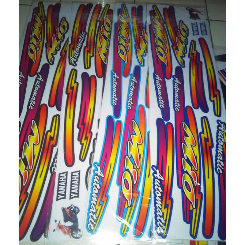 Setiker Stiker STRIPING LIST MIO SPORTY THAILAND STRIPING MIO SMILE THAILAND