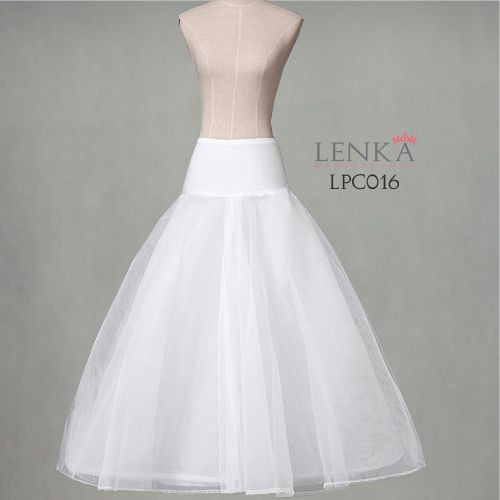 [BISA COD] PETTICOAT LOLITA PENGEMBANG GAUN PENGANTIN PUTIH 2 LAYER LPC016