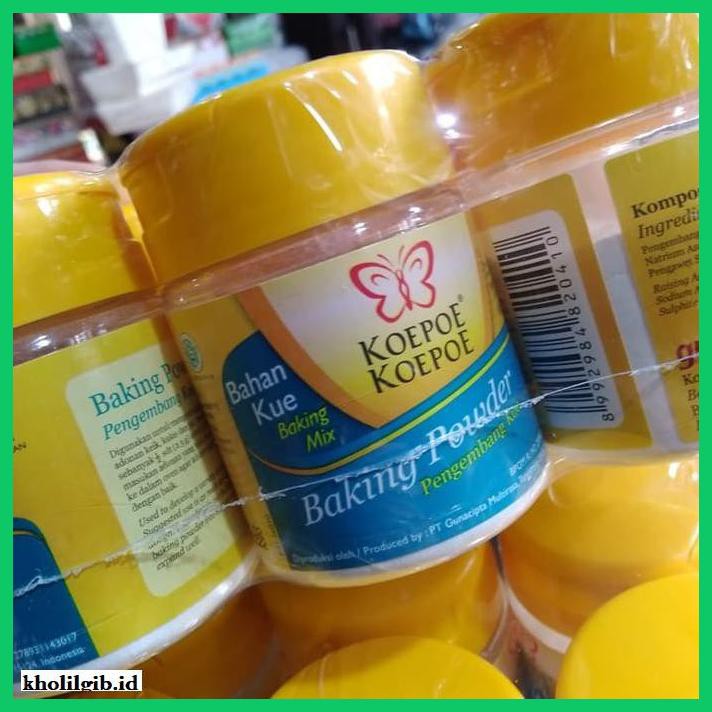 

Redwop-Gnikab- Baking Powder / Baking Powder Koepoe Koepoe / Baking Powder Kupu Kupu -Hallall.