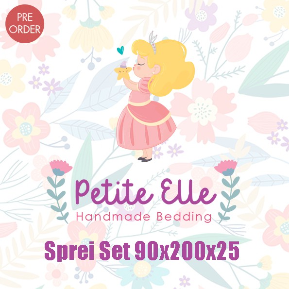 Sprei Set Semua Motif Petite Elle Bedding 90x200x25 / 3 Kaki