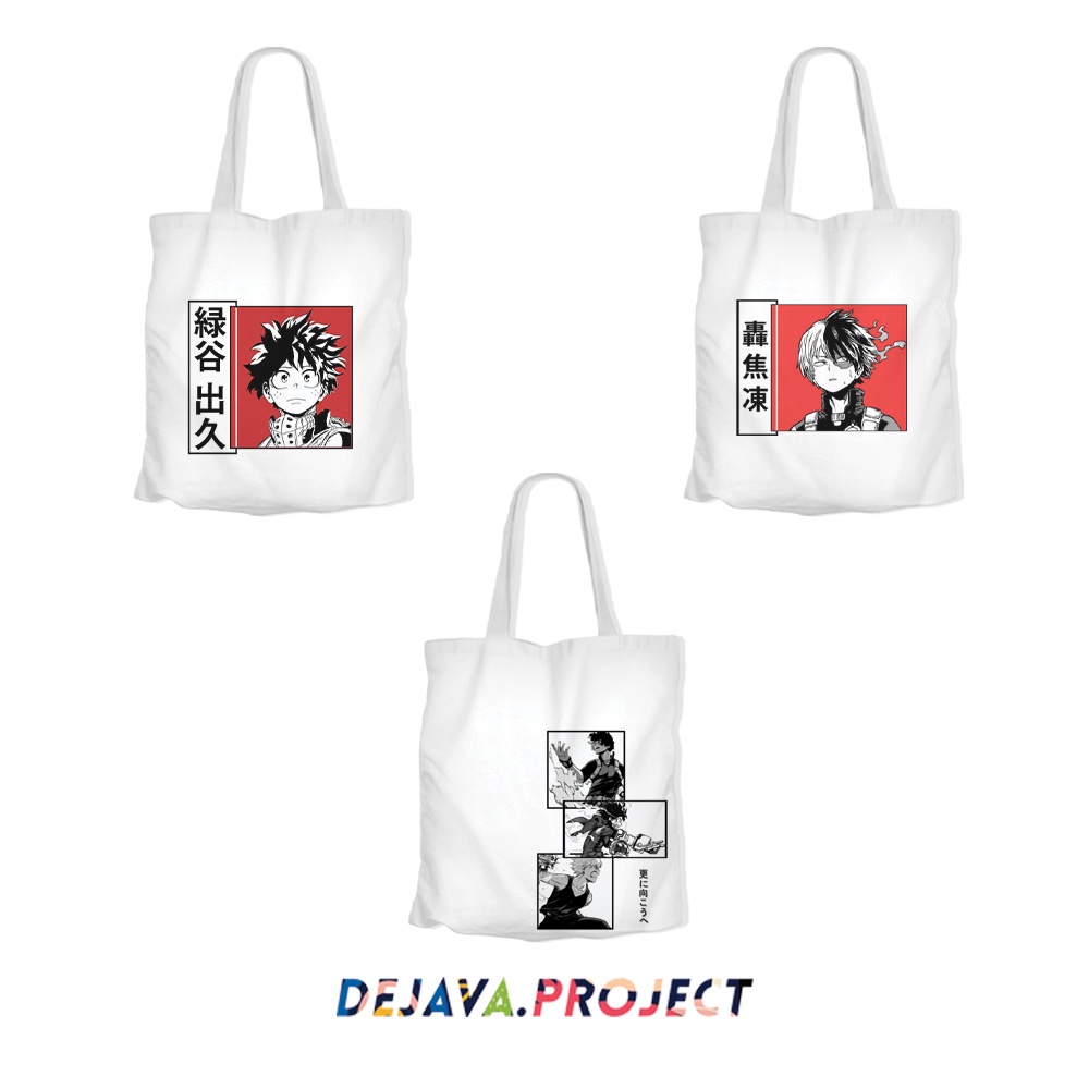 TOTEBAG ORIGINAL DEJAVA KUALITAS TOTEBAG  KANVAS TERBAIK ANIME MY HERO ACADEMIA KEREN TERBARU