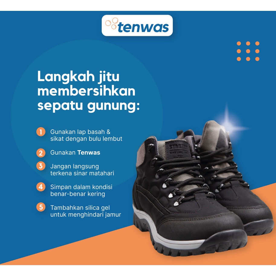 TENWAS MOUNTAIN SHOE CLEANER Sabun Pembersih Sepatu Gunung Outdoor