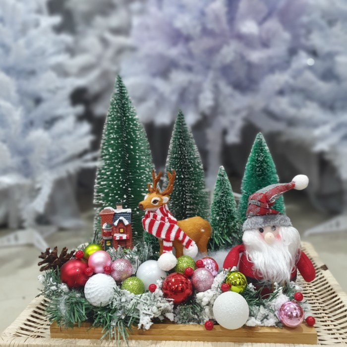 

Paket dekorasi hampers natal christmas parcel hadiah 9