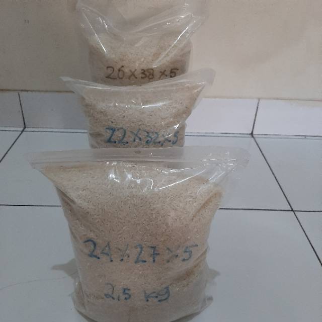 Isi 100 Pcs Plastik Standing Pouch Klip Transparan 22x32cm Food Grade Plastik Ziplock Transparan