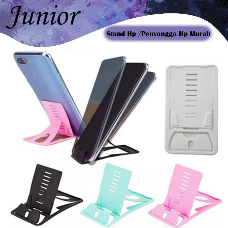 Stand Card Phone Holder Dudukan HP Lipat Universal Standing Docking