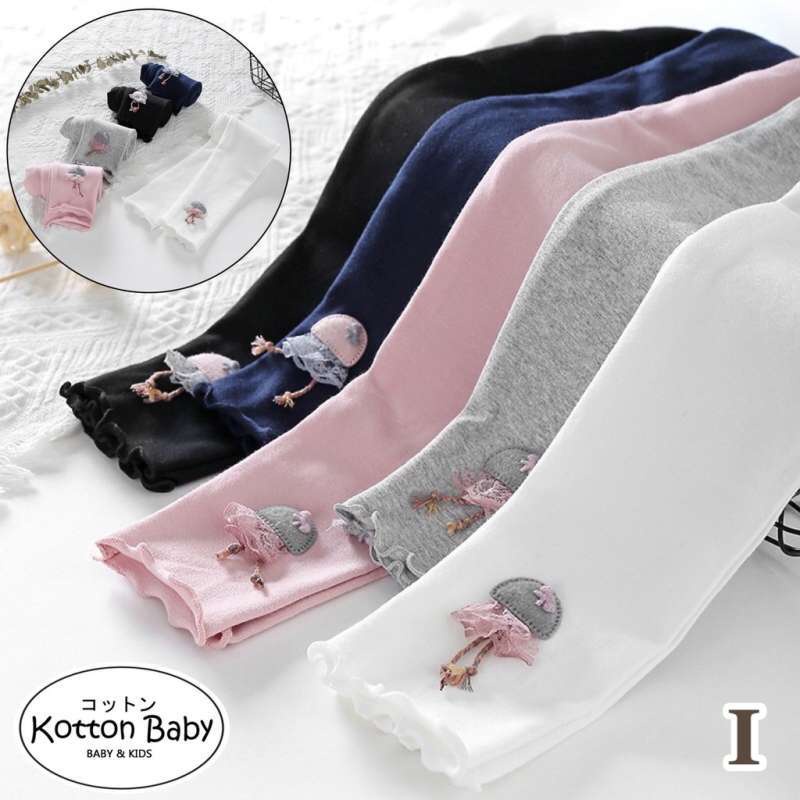 Celana Legging Anak Perempuan Import / Celana Panjang Elastis Perempuan Usia 4-8 Tahun