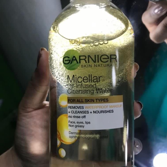 Garnier oil infused micellar water