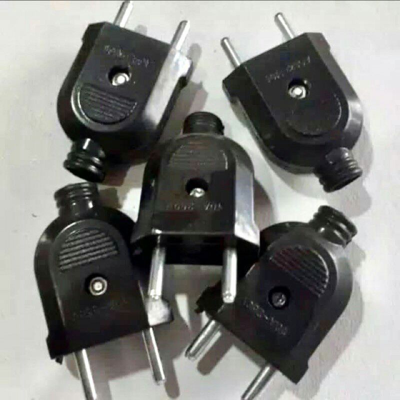 Steker Gepeng/Colokan Gepeng Dexicon Hitam