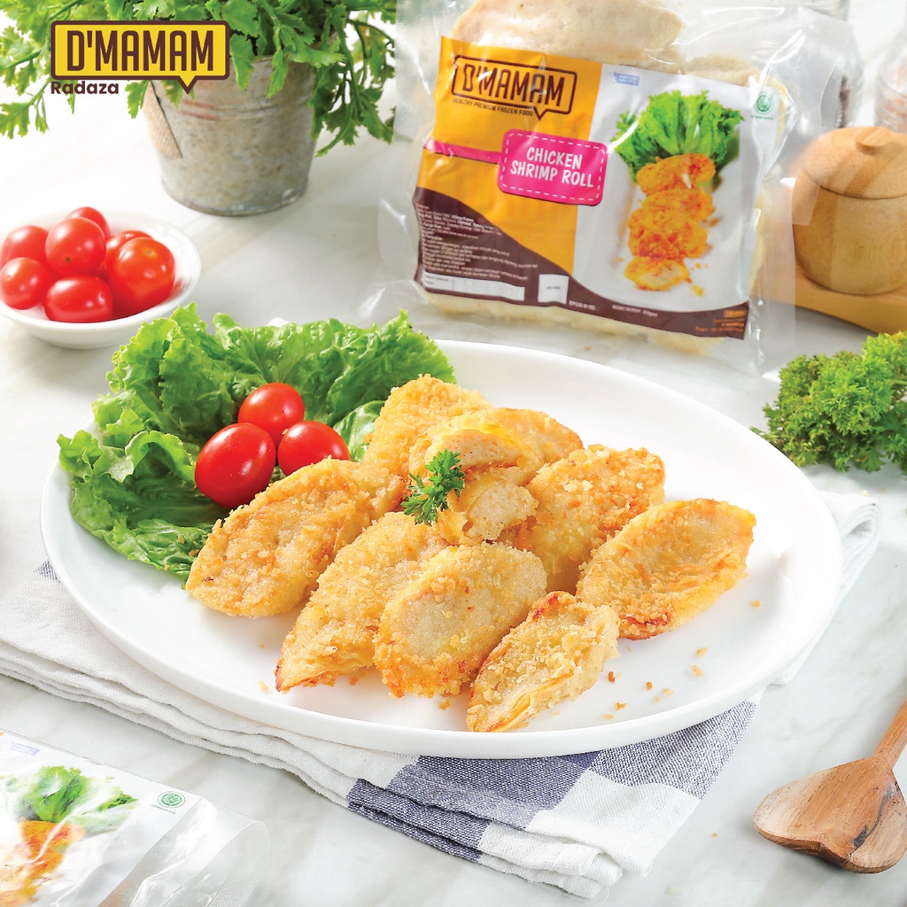 

D'MAMAM - Chicken Shrimp Roll NO MSG, HALAL, BPOM 250gr