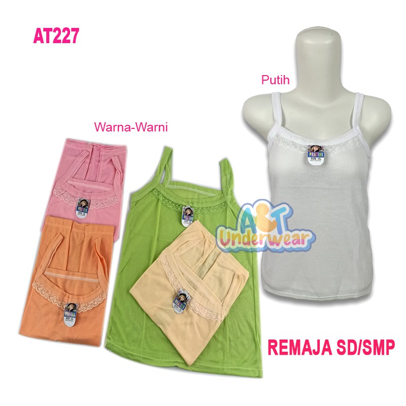 AT227-Tengtop Wanita Remaja Pratiwi/kaos singlet anak