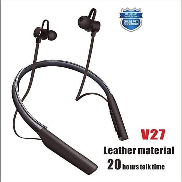 AQ Grosir  Headset Bluetooth JBL Sport V27 GREAT SOUND / Earphone Wireless Magnet