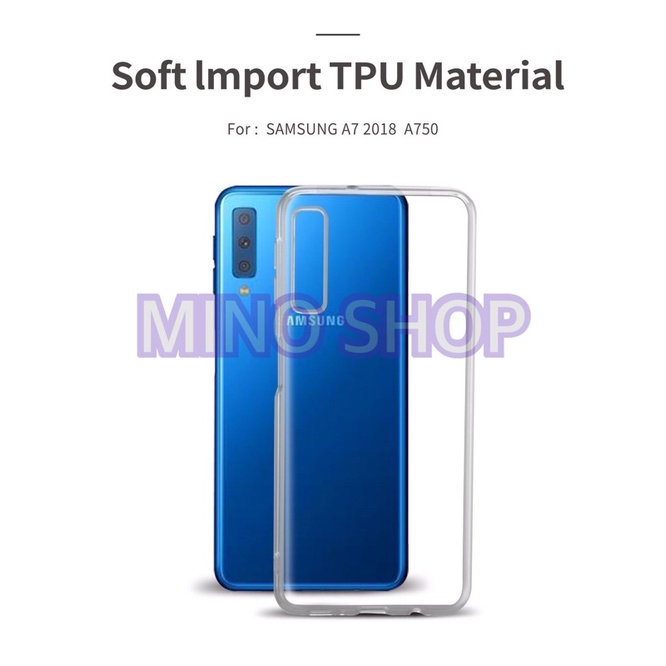 SOFTCASE TRANSPARAN SAMSUNG A7 2018 - A750 PREMIUM CLEAR SOFT CASE