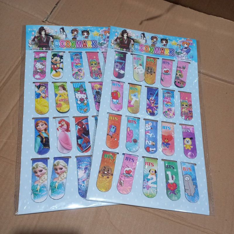 [ERA] Pembatas Buku isi 20pcs Bergambar