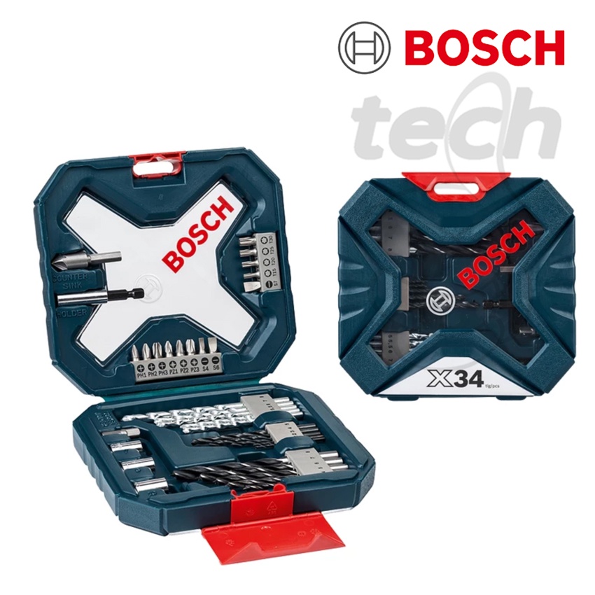 Jual Mata Bor Obeng Set Classic Drill Driver Bit Bosch XLine 34 Pcs
