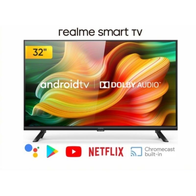 realme smart tv android 32 inch resmi segel
