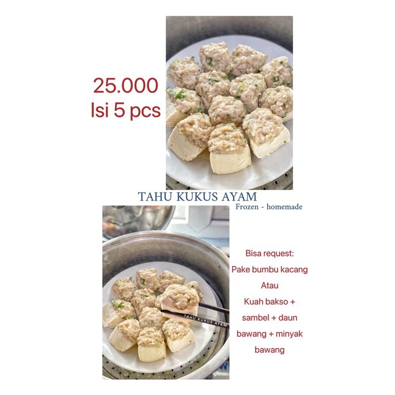 

Tahu Kukus Ayam Homemade