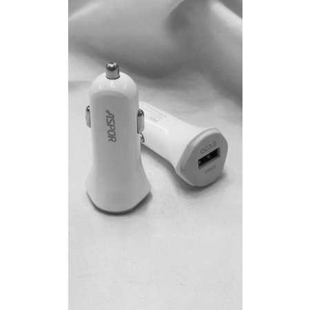 car charger Quick Charge with Led Aspor usb fast charger