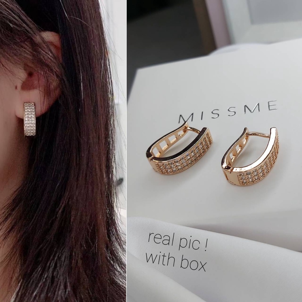 anting fany titanium warna emas anti karat