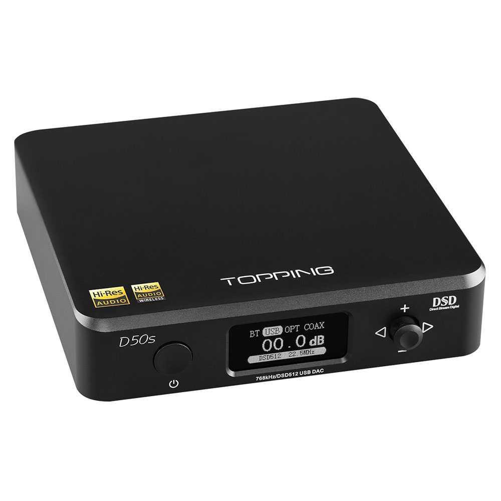 PROMO - Topping D50s Pro HiFi Desktop DAC & Headphone Amplifier Bluetooth 5.0