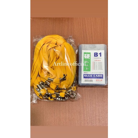

Bundling 20 Pcs Id card B1 + 20 Pcs Tali ID card Kait