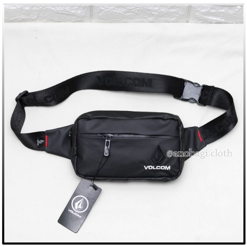 TAS SURFING/WAISTBAG/TAS SELEMPANG/SLEMPANG/WESBEG/TAS SEPEDA TERBARU VOLCOM VOLKOM MERK BER PLAT BE