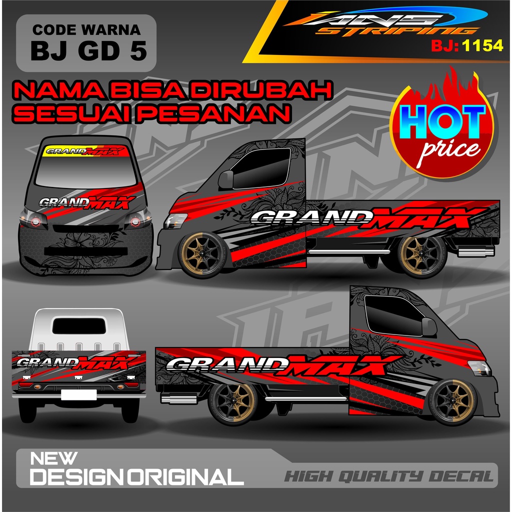 VARIASI STIKER PICK UP GRANMAX CARRY L300 FULL BODY / DECAL STIKER GRANMAX FREE REQUEST / VARIASI STIKER FULL BODY / STIKER PICK UP / STICKER GRANMAX