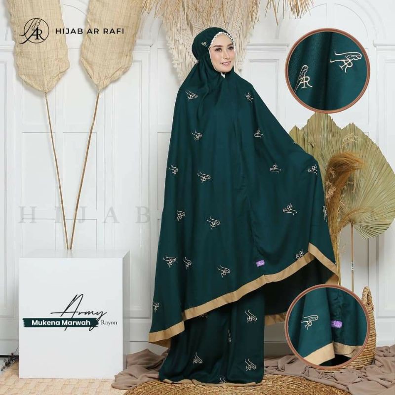 Mukenah Marwah brand dari Arrafi hijab
