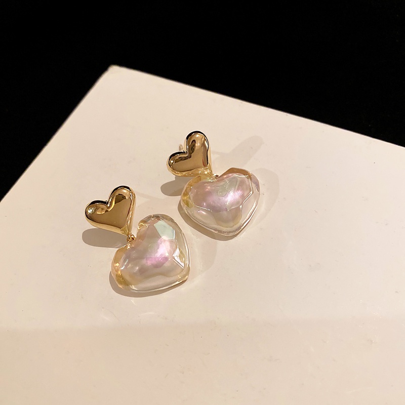 Anting Mutiara Warna-Warni Aksesoris Korea Elegan Wanita