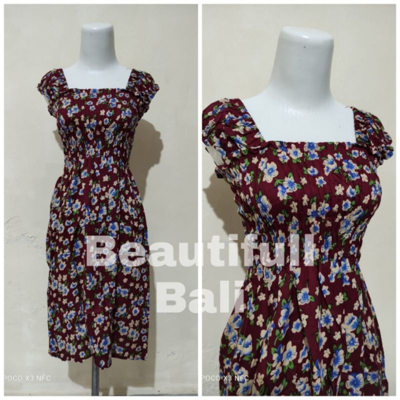 DASTER KERUT PENDEK/DASTER KARET DADA BALI