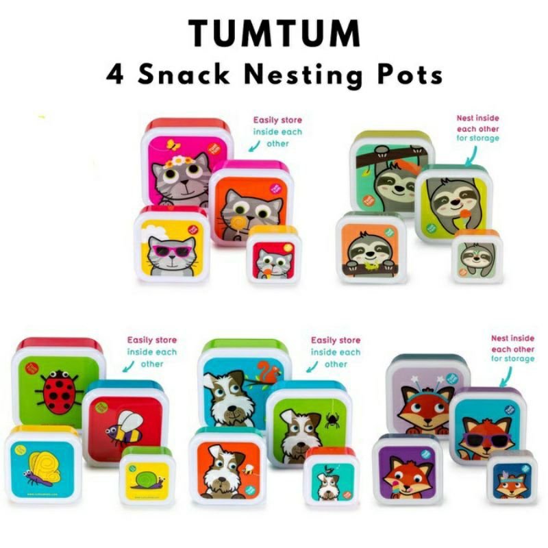 Tum Tum Nesting Snackpots