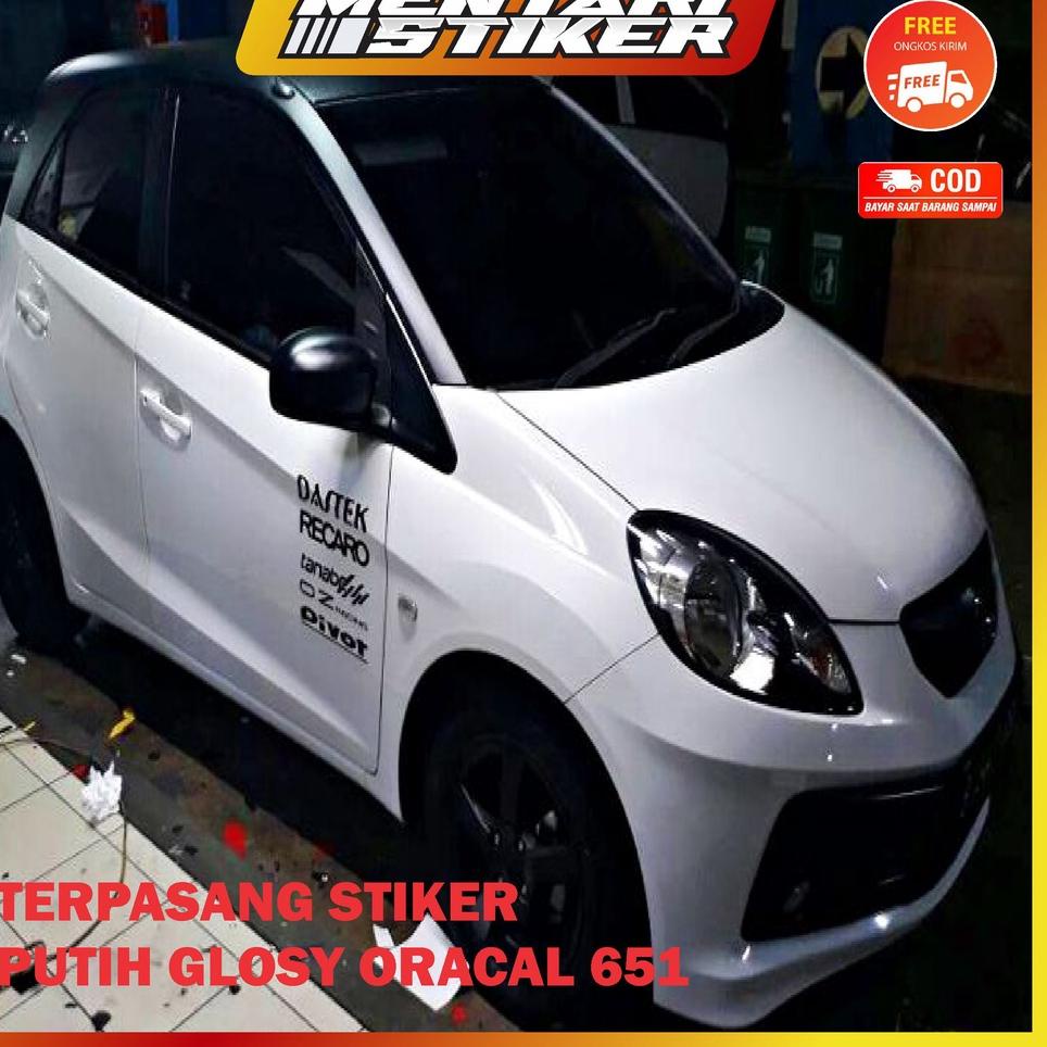 Ready Stock➤ R7Z0G Sticker Oracal 651 Putih Doft/skotlet stiker mobil/sticker kaca 69 ✯Super Promo