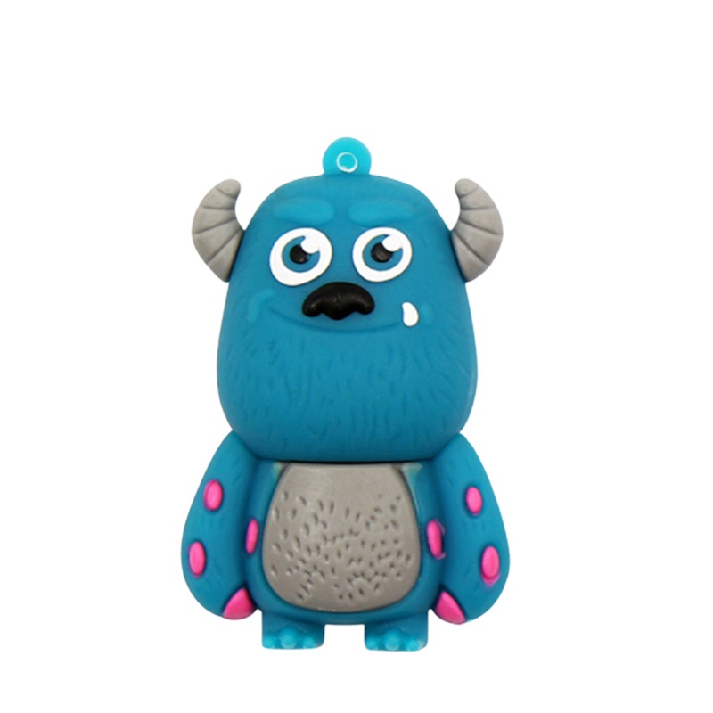Pen Drive Usb Monster Kartun 1GB 8GB 16GB 32GB 64GB 128GB Usb Flash Memory Stick 2.0 Kecepatan Tinggi