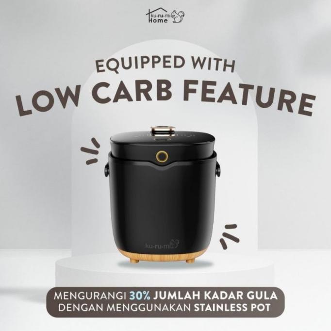Rice Cooker Kurumi Low Carbo Kh201 2L Rendah Karbo Garansi 8_Ij0_Xed2