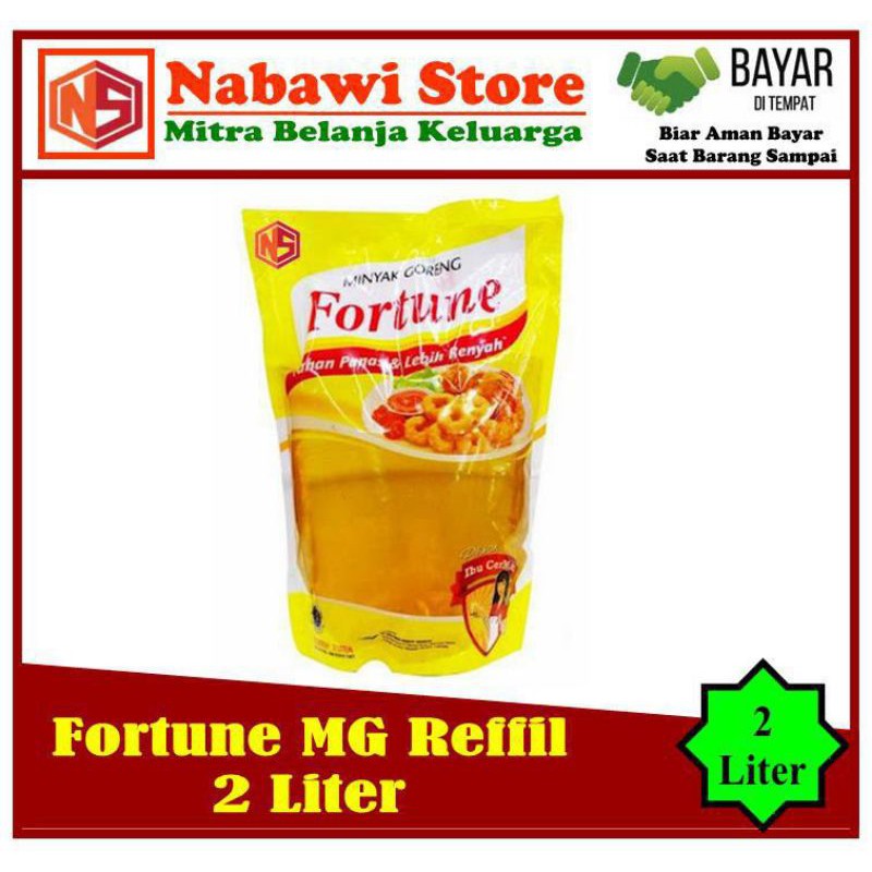 

Nabawi Store. Fortune Minyak Goreng 2 Liter Reffil