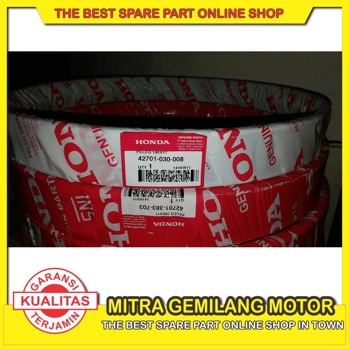 VELG 140 160 X 17 AHM DID PAKET depan dan belakang