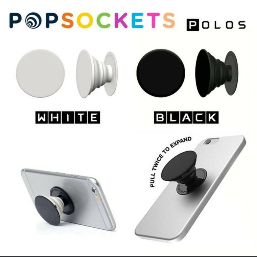 PopSocket Holder All  Handphone / Pop Socket Polos Hp Lem 3M