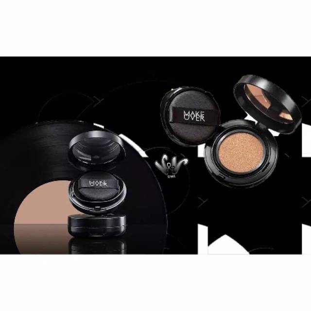 MAKE OVER POWERSTAY DEMI-MATTE COVER CUSHION/MAKE OVER/BEDAK PADAT/MAKEUP/KOSMETIK WAJAH/BEDAK WAJAH