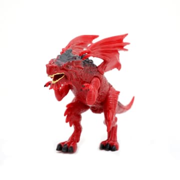 Cruzer Dragon Red Flame with Light &amp; Roaring Sound Big Size