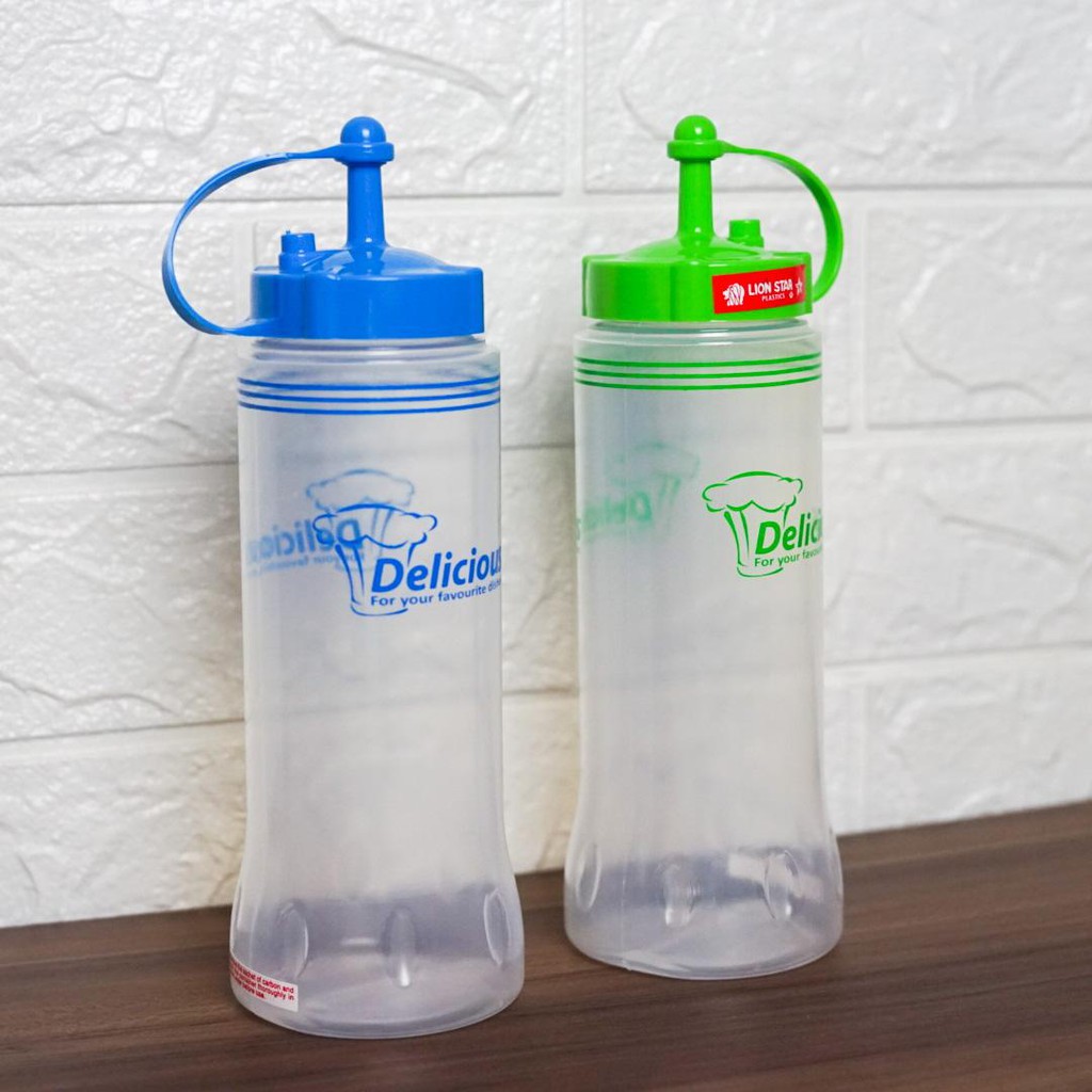 Botol Kecap 1000ml Lion Star - Botol Plastik Serbaguna
