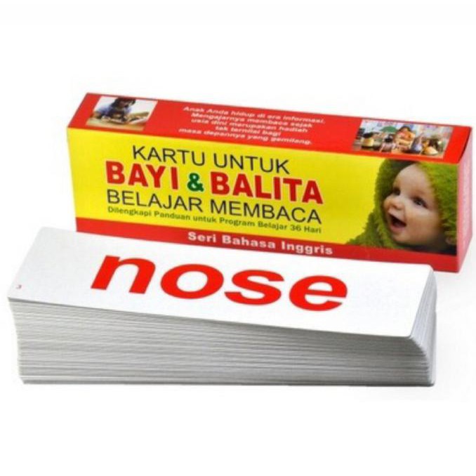 FlashCard | KARTU BELAJAR MEMBACA BAHASA INGGRIS SERI 1