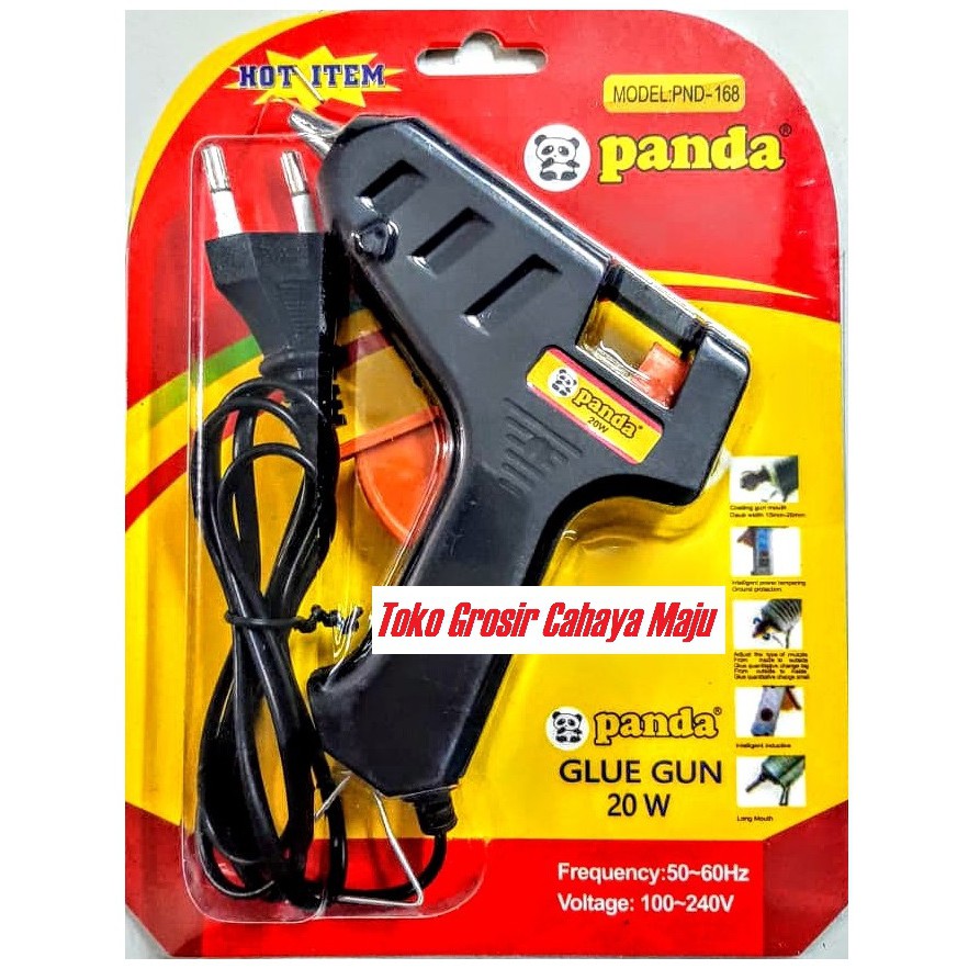 Glue Gun Pistol Lem Solder 20w Lem Tembak Lilin 20 w 110-220v KECIL