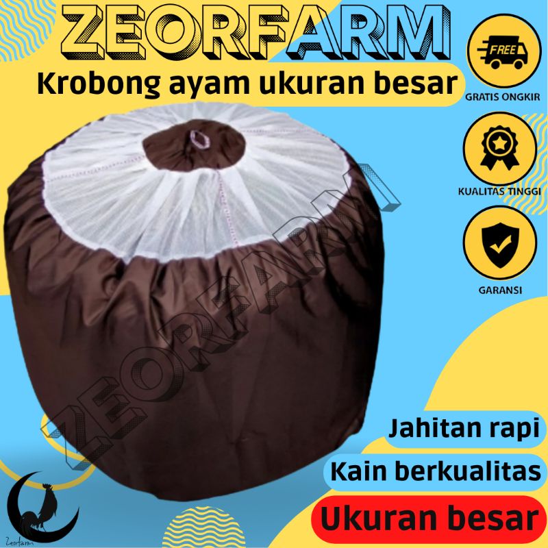 keredong kerobong kurungan ayam jumbo berkualitas zeorfarm