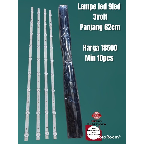 LAMPU LED / BACKLIGHT 9KANCING 3VOLT UNIVERSAL