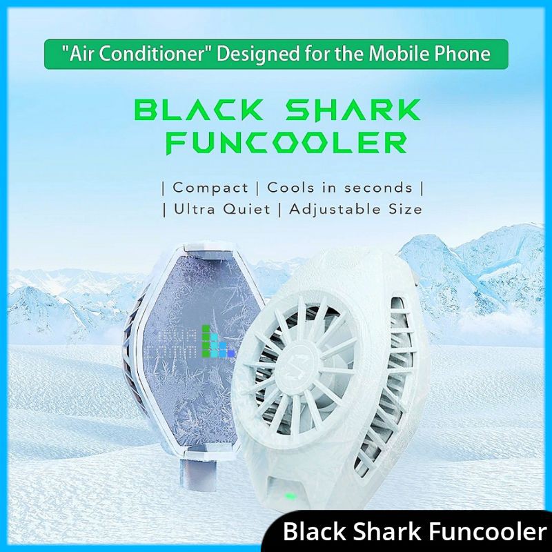 Xiaomi Black Shark Funcooler Cooling Fan Kipas Gaming Cooler HP Blackshark Fun Cooler